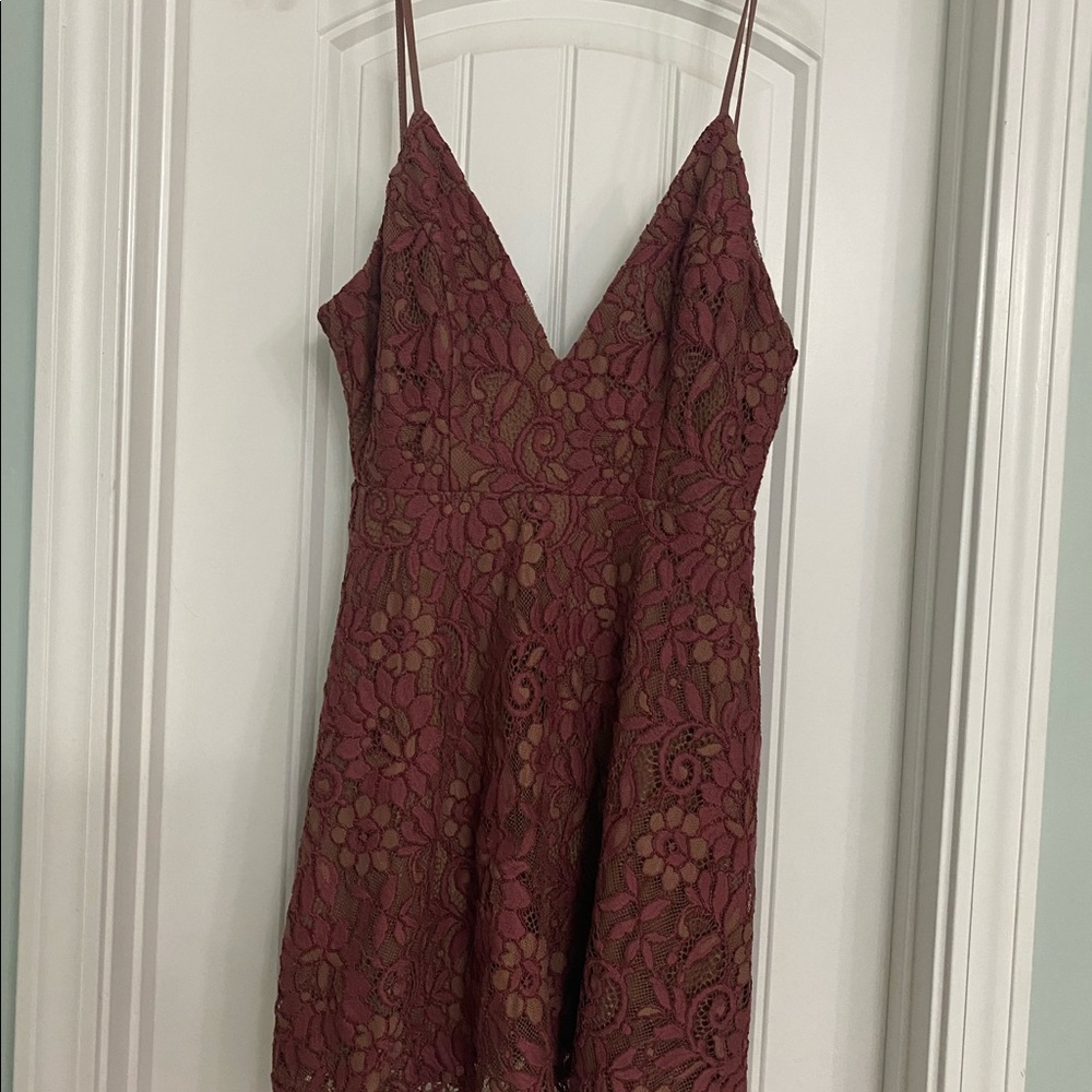 Pink/purple dress (Brand: NBD) Jonas dress - Picture 5 of 16
